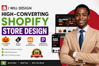 build a seasonal christmas shopify store, black friday store, halloween shopify