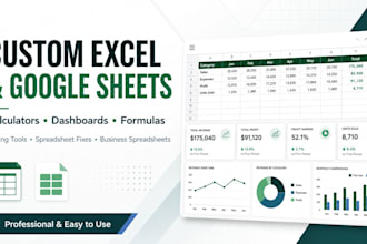 create a professional custom excel spreadsheet