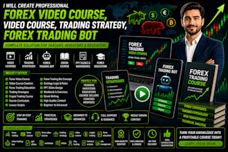 create forex video course, video course, trading strategy, forex trading bot