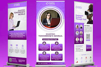 design stunning billboard banner roll up banner marketing banner signage design