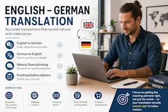 proofread and edit your german text