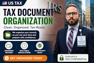 organize US tax documents for tax preparation