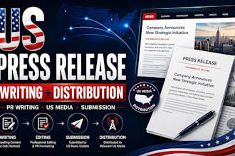 us press release distribution PR submission US media news sites publication