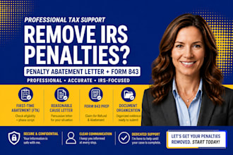 draft professional irs penalty abatement letter and form 843