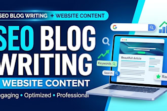 write SEO blog posts and website content