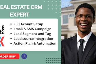 set up follow up boss CRM, real estate lead automation and action plans