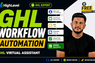 build ghl workflow automation, ghl chatbot and ghl funnel