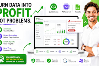 ai powered quickbooks automation specialist anomaly detection reports workflows
