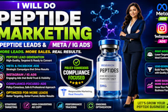 do fda complaint peptide ads peptide leads peptide seo peptide marketing meta ad