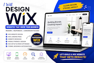design nonprofit wix website wix redesign wix ecommerce seo landing page blog