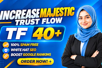 increase majestic trust flow tf 50 plus
