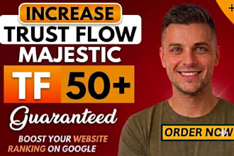 increase tf, increase trust flow, increase majestic tf, increase tf cf