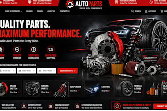 build autopart ecommerce website car listing store automobile automotive website