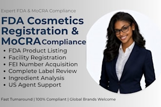 register your cosmetics with fda mocra compliance, label review