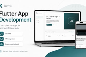 build a flutter mobile or cross platform application