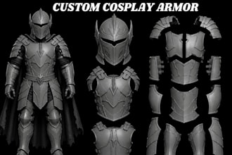 3d wearable cosplay armor 3d cosplay creation anime cosplay mask helmet stl file