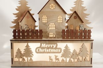 design custom laser cut products, 3d mdf assembly, and dxf vector files