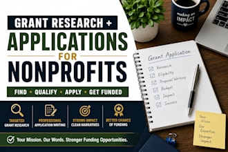 research grants and write nonprofit grant applications