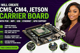 create cm5 cm4 jetson carrier board with pcie mipi usb ethernet gpio support