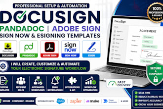 create docusign pandadoc adobe sign now template and esigning template