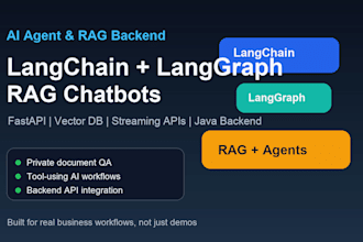 build langchain langgraph ai agents and rag chatbots
