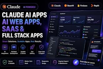 develop claude ai apps ai web apps saas full stack applications
