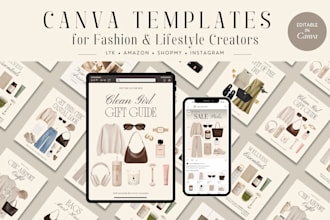 create editable canva templates for your ltk, shopmy or amazon storefront