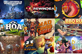 design steam capsule art, steam image or store page game cover artist