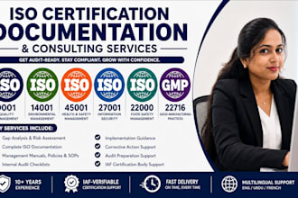 provide iso 9001, 14001, 45001, 27001, 22000, haccp, gmp certification docs