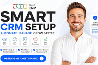 zoho CRM setup automation workflows pipelines lead management and integrations