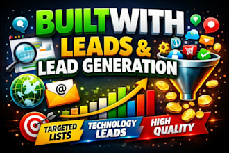 provide targeted builtwith pro leads for b2b lead generation