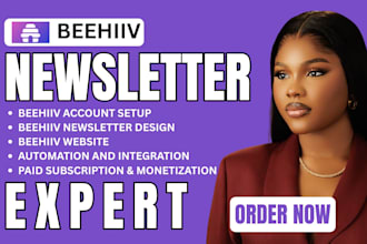 setup beehiiv newsletter beehive landing page beehiiv website email automation
