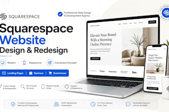 build squarespace website design, website development as a squarespace expert