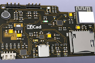 design pcb, schematic and circuit layout in kicad