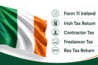 prepare irish form 11 tax return for contractors and self employed