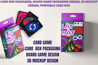 do playing card game box packaging board game printable card box 3d mockup poker
