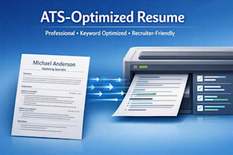 create an ats optimized resume CV tailored to your target job