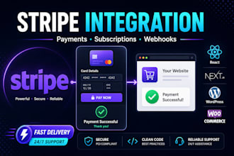 integrate stripe payment gateway API on your website or saas app