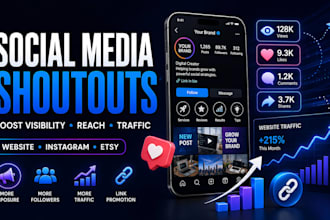 promote shoutout share website link to 300m uk usa ca de audience fb tiktok x