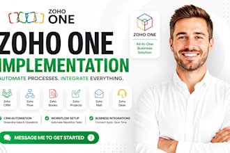 zoho one implementation CRM workflow automation healthcare dental integrations