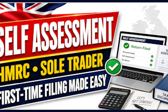 prepare UK self assessment tax return hmrc self employed sole trader
