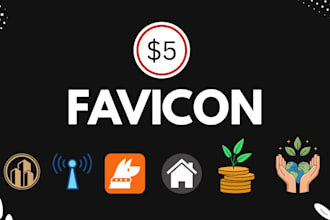 design favicon for your website and brand