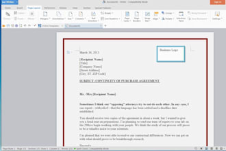 faire la rédaction et mise en page word