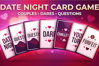 do printable date night dirty adult couple flirty couple dare game cards design