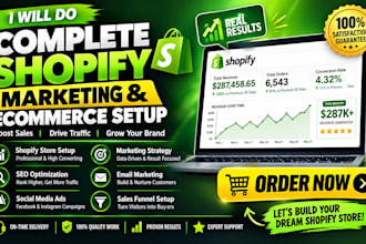boost shopify sales sales funnel, shopify marketing and meta ads campaign