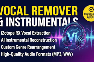 remove vocals or remake your song in any genre or style