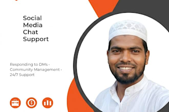 be your social media chat support and moderator