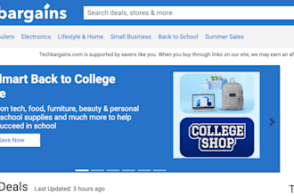 promote your electronics or tools products on techbargains