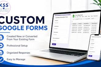 create a custom google form for your business