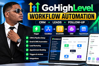 build gohighlevel workflow automation and CRM automation